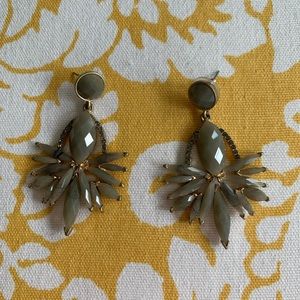 Bold Grey Earrings